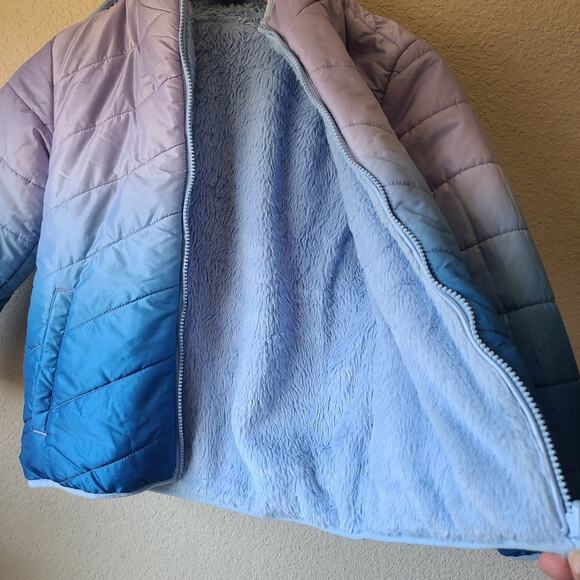 Eddie Bauer Kids Gradient Blue and Purple Jacket Size S 7/8 - Picture 3 of 10